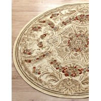 Бельгийский ковер Genova 38388 - 626260 Крем круг